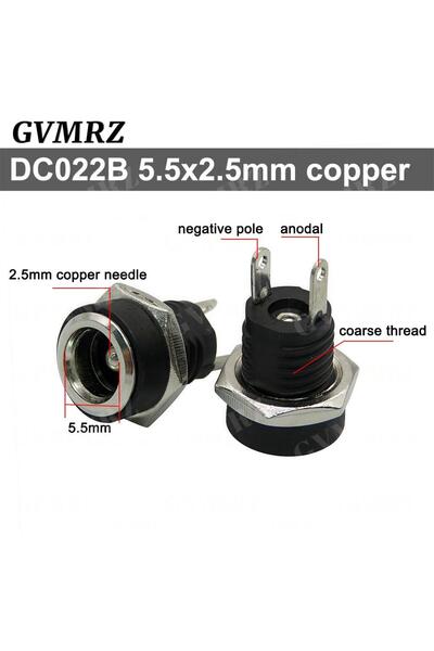Choice17 Type 20 10PCS/lot DC022 DC-022 5.5x2.1mm DC Power Socket 5.5*2.5mm D...