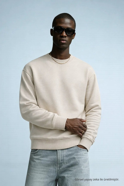 COMBİNE MİCHAİL Sweatshirts - Beige - Casual