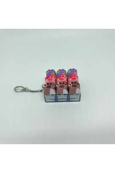 Choice NO.8 Mobile Phone Pendant Novelty Slow Pressure Pop Fidget Key Ring Pr...