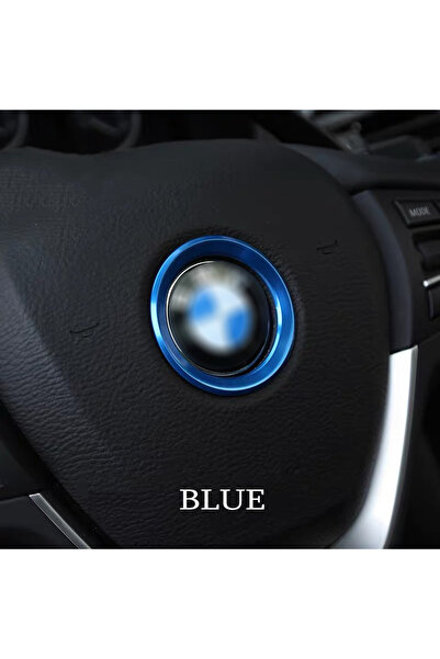 Choice Blue Car Styling Decoration Ring Steering Wheel Circle Sticker for BMW...