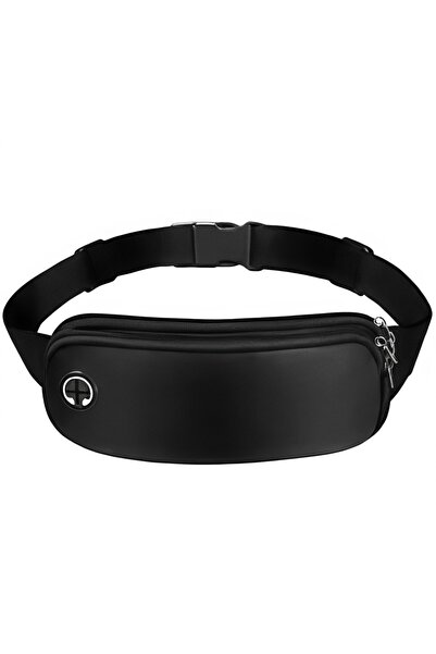 Choice Black Running Waist Pack, Sports Belt with Zipper Pocket - No Bounce P...