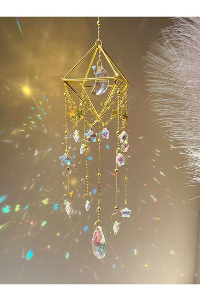 Choice Gs-Lxk-Sjyl-0001 1Pc Crystal Hanging Suncatcher, Crystal Prism, Suncat...