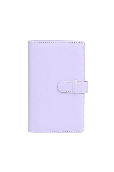 Choice Purple 108 Pockets Photo Album Film Camera 3 inch Photo Paper PU Leath...