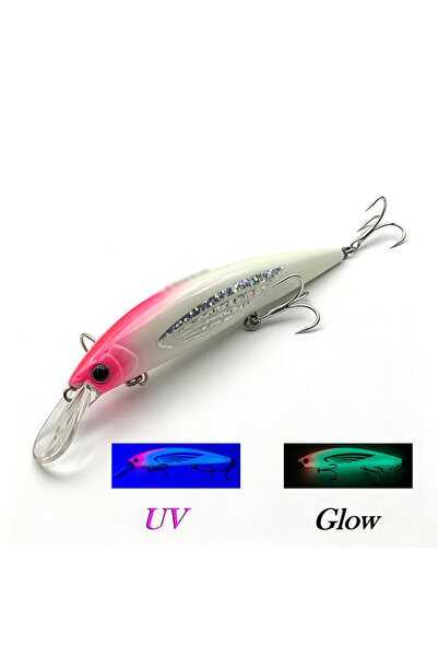 Choice7 110mm 36g H Testar 110mm 36g Heavy Sinking Minnow Bait UV Long Castin...