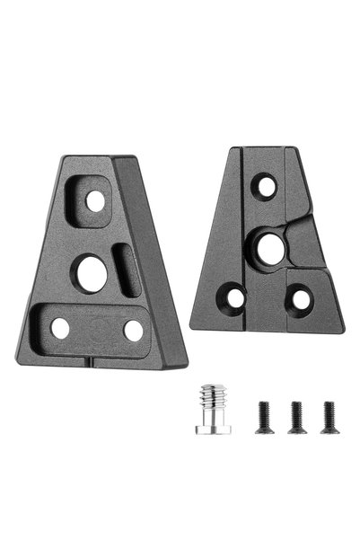 Choice black FOMITO V-Mount V-Lock Male Quick Repase Plate Metal Triangle Bra...