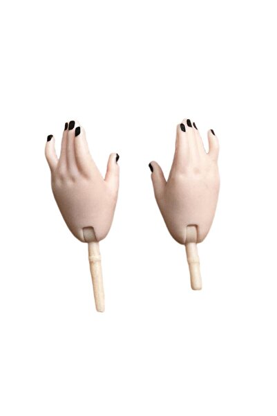 Choice One Size rainbow black nail Original Rainbow Doll Replacement Hands Bl...
