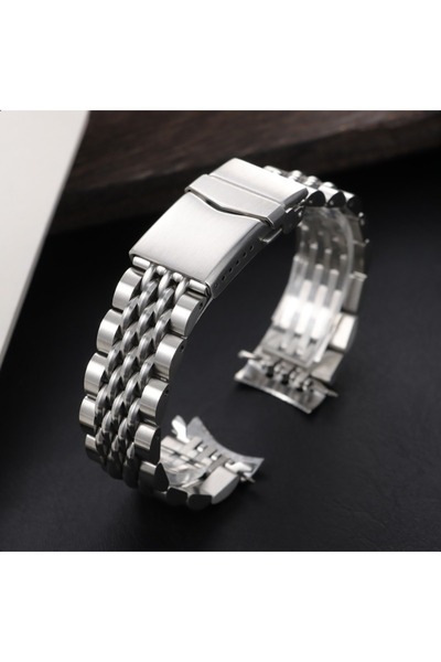 Choice3 22mm Curved End Watchband Screw Link Straight/Curved End Strap 20/22m...