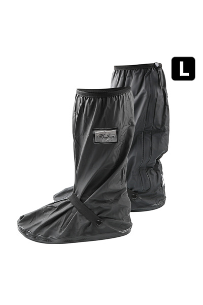 Choice L Reusable Motorcycle Scooter Dirt Bike Rain Shoes Cover Non-Slip Boot...