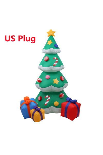 Choice US Plug 2.1M/7FT Christmas Inflatable Xmas Tree With LED Lights Outdoo...