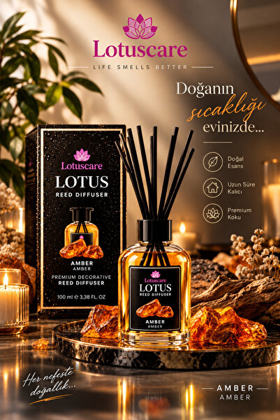 Sarıoğlu DTM Amber bambu çubuklu oda kokusu 100ML