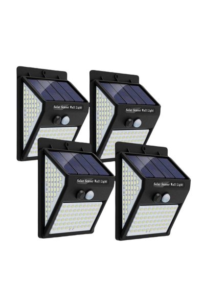 Choice1 0-5W Cold White 140LED Solar Security Lights Outdoor, Solar Motion Se...