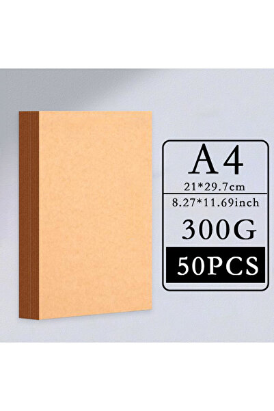 Choice A4 300G 50PCS A4 200G250G300G 20/50PCS Brown Kraft Paper Cowhide Cardb...