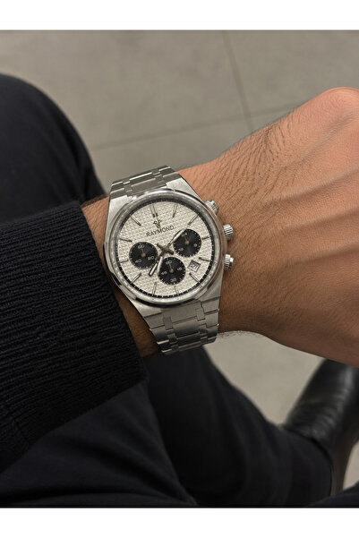 Raymond Steel Cord Sapphire Glass Men's Wristwatch