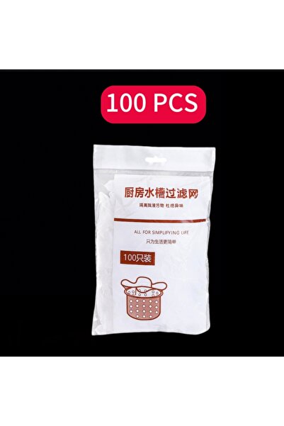 Choice White 100pcs One-time Kitchen Sink Filter; Pool Leakage Grid Bag; Anti...