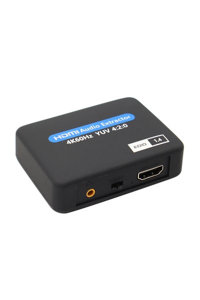 Choice1 black 4K HDMI-Compatible Audio Extractor Optical Toslink SPDIF + 3.5m...