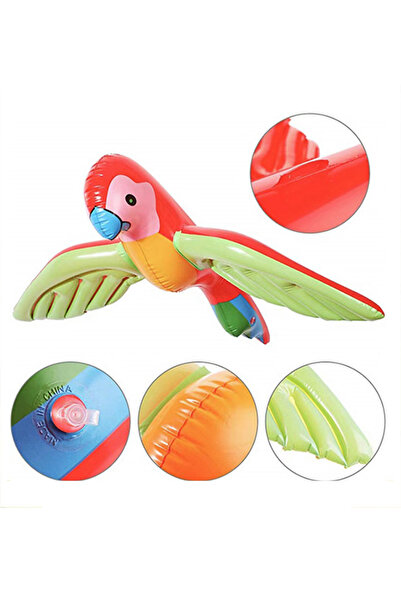 Choice colorful Inflatable Parrot Blow Up Cute Lifelike Flying Parrot Birds I...