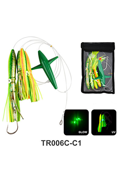 Choice 203g TR007-C1 TEASER 203g 9inch TR007set Big Game Fishing Trolling Lur...