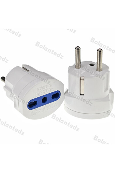 Choice Bolantedz 1Pcs Italy To EU Plug Adapter Type-F Power Converter IT To S...