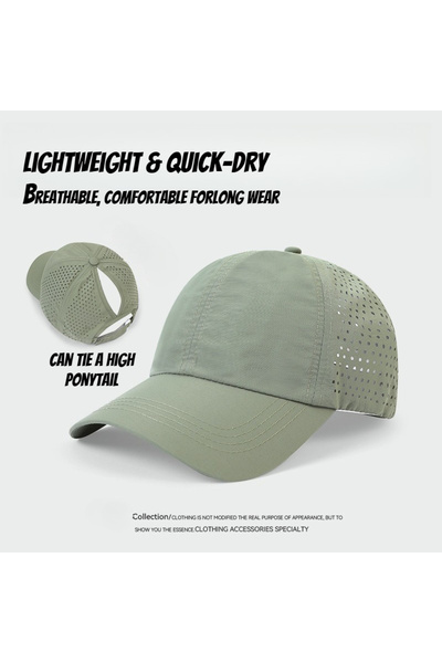 Choice8 Adjustable green 1pc Quick Drying Tongue Baseball Caps for Women Summ...