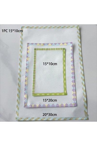 Choice1 15x10cm Handmade Perler Beads Baking Cloth Edge-stitched Transparent ...