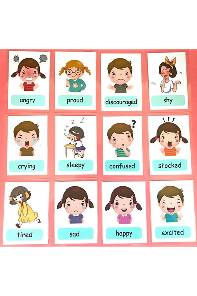 Choice1 Style A 12PCS/Set Montessori Baby Learning Card Cartoon English Flash...