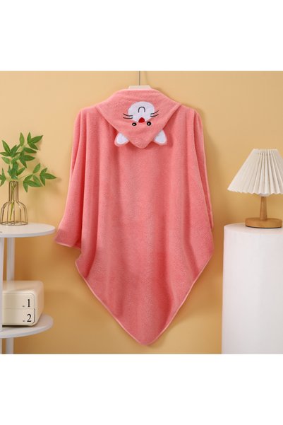 Choice3 newborn Pink Squirrel New Coral Fleece Bath Towel for Infants and Chi...