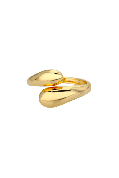 Choice JZ2298G Stainless Steel Rings for Women Waterproof Open Gold Color Rin...