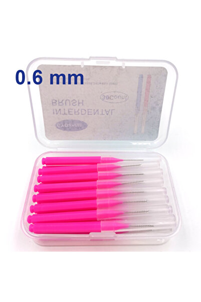 choice2 0.6MM I Shape Interdental Brush 0.6-1.2mm Brush Picks Orthodontic Cor...