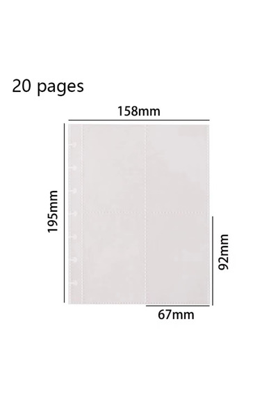 Choice6 20 page New Multi-pockets Photo Album Kpop Storage photo Photocard Ho...