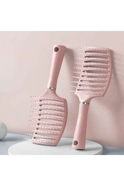 Choice Pink Hairbrush Air Cushion Comb Fluffy Anti-Hair Loss Massage Hair Bru...