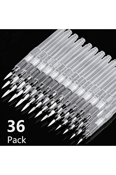 Choice 36Pcs Water Brush 3/36PCS Water Coloring Brush Pens Portable Soft Wate...