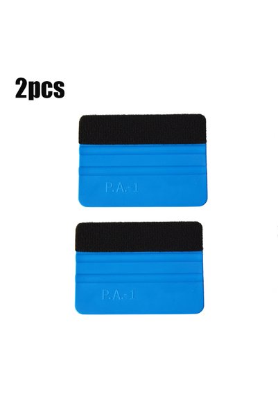 Choice3 2pcs Car Vinyl Wrap Film Squeegee Scraper Foil Wrapping Suede Felt Sc...