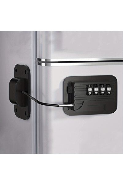 Choice Black Refrigerator Fridge Freezer Door Lock With Password Proof For Ki...