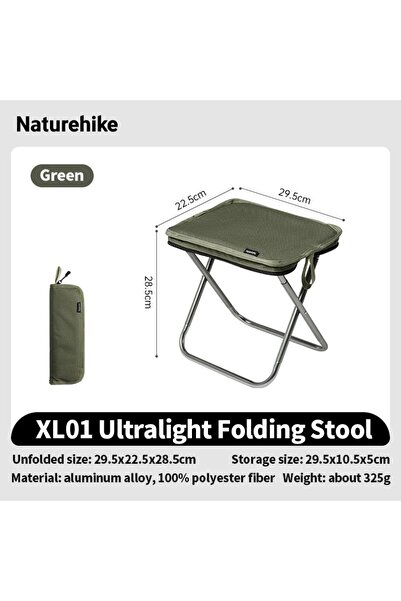Naturehike كرسي تخييم أخضر جديد لعام 2024، كرسي ألومنيوم محمول خفيف للاستخدام...