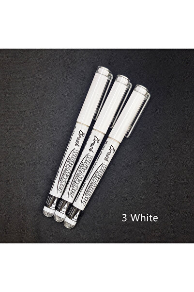 Choice 3pcs White 3/10 Pcs White Paint Pens Soft Tip Acrylic Paint Marker Set...
