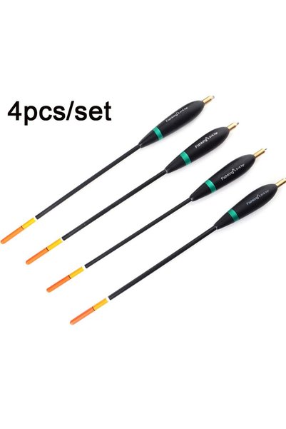 Choice 4pcs 4pcs/lot Weight Tail Bobber Fishing Floats Paulownia Wood Fishing...
