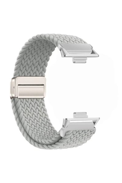 Choice54 For Redmi watch 6 PearlW-S Magnetic Braided Nylon Loop Band for Xiao...