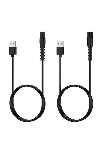 Choice1 2 pcs LISI 5V USB Charger Cord Fit for Philips Norelco OneBlade QP272...