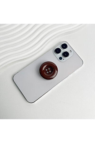 Choice حامل هاتف لطيف مزود بزر 19 Griptok Bracket Grip Tok لأجهزة iPhone وملح...