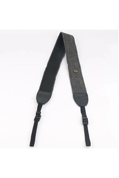 Choice Grey Portable Camera Strap Adjustable Cotton Leather Shoulder Neck Bel...