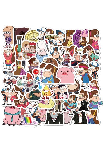 Choice Multicolor 50Pcs Cartoon Gravity Falls Stickers DIY Stickers Scrapbook...