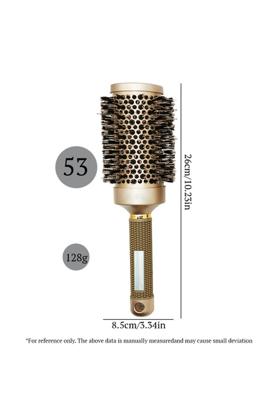 Choice LG07-53-2 Aluminum Tube Round Barrel Hair Curling Brush Anti Static Ro...