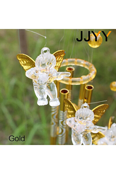 Choice قلادة ذهبية JJYY Angel Cupid Creative Wind Chime قلادة دافئة لتزيين ال...