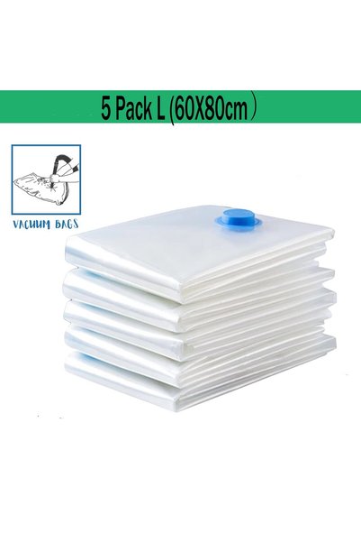 Choice Show In Picture 5Pack L Only Bags 5 Pack Vacuum Storage Bags, Space Sa...