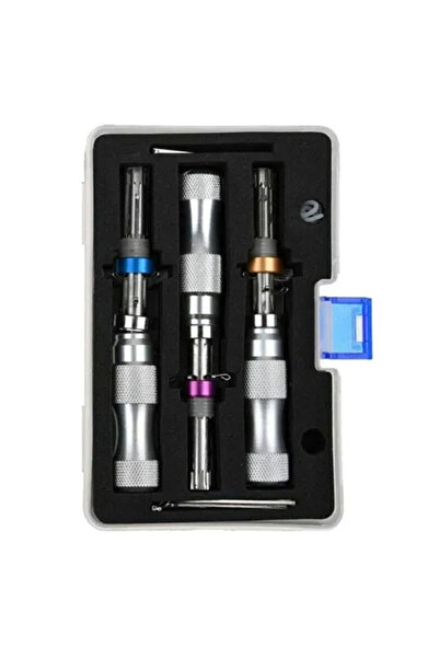 Choice A 3Pcs 7 Pin Advanced Tubular Lock Tool Set For Padlock Tool Cross Pic...