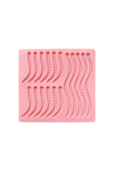 Choice 011pink 1pc Size and Shape Worm Soft Candy Silicone Mold DIY Chocolate...