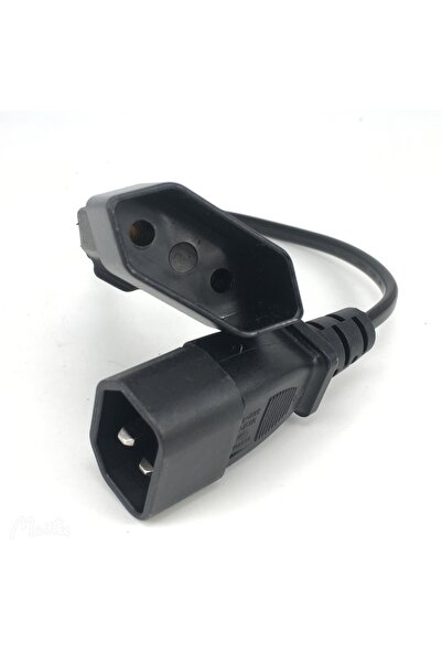 Choice IEC 320 C14 Male Plug to European 2Pin Female Power Cable For UPS PDU,...
