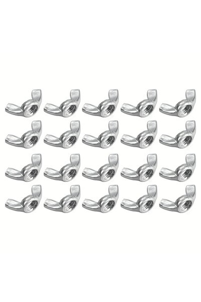Choice3 20 قطعة - صواميل جناح فراشة M6، 20 قطعة M3، M4، M5، M6، M8، M10، صوام...