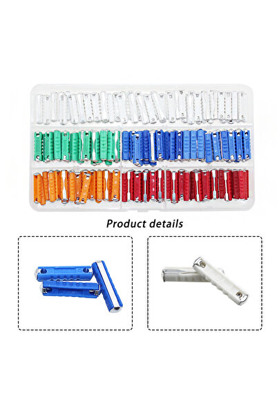 Choice 200PCS Eastern European Fuse Kit, 5 Types 5A/8A/10A/16A/25A Torpedo Sh...