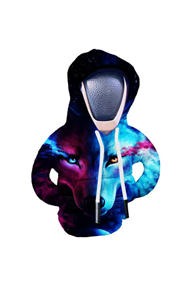 Choice22 Electric Wolf Creative Gear Shift Knob Cover Hoodie for Car Gear Shi...